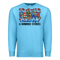 Ocean Blue It's the guts and it's the glory a hundred stripes Premium Sweatshirt - Neo Western