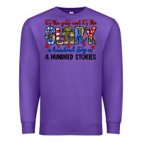 Purple It's the guts and it's the glory a hundred stripes Premium Sweatshirt - Neo Western