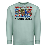 Seafoam It's the guts and it's the glory a hundred stripes Premium Sweatshirt - Neo Western