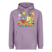 Lavender hello summer drinks Heavyweight Hoodie - texasbilliewilder