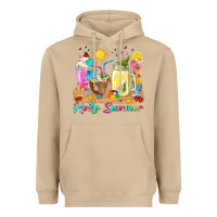 Mushroom hello summer drinks Heavyweight Hoodie - texasbilliewilder