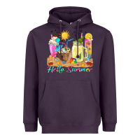 Plum hello summer drinks Heavyweight Hoodie - texasbilliewilder
