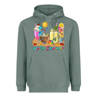 Sage hello summer drinks Heavyweight Hoodie - texasbilliewilder