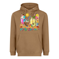 Toasted Coconut hello summer drinks Heavyweight Hoodie - texasbilliewilder