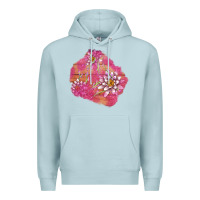 Blue Mist v.d  lavender and lotus patches Premium Hoodie - AdoDesignShop
