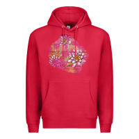 Cardinal v.d  lavender and lotus patches Premium Hoodie - AdoDesignShop