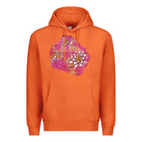 Carrot v.d  lavender and lotus patches Premium Hoodie - AdoDesignShop