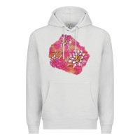 Dove Grey v.d  lavender and lotus patches Premium Hoodie - AdoDesignShop