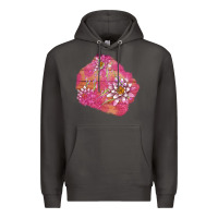 Smoke v.d  lavender and lotus patches Premium Hoodie - AdoDesignShop