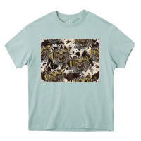 Arona Longhorn Pattern Heavy Core Tee - CowhideDigitalArt