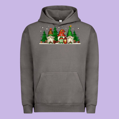 Christmas Gnomes Urban Hoodie Designed By Jasminsmagicworld