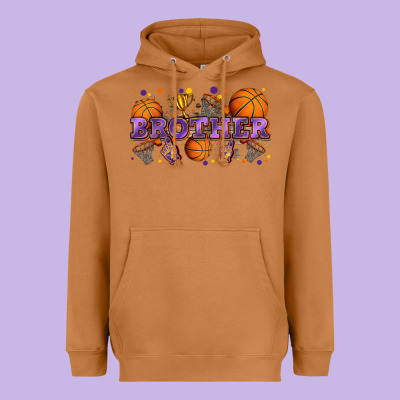 Brother Basketball Heavyweight Hoodie Designed By Zillion Design Studio