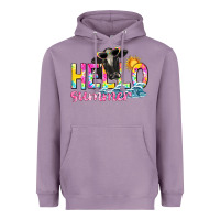 Lavender hello summer Heavyweight Hoodie - texasbilliewilder