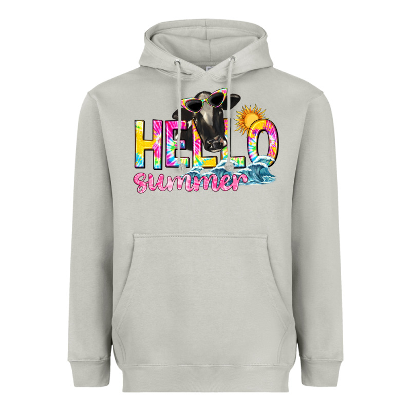 Hello Summer Heavyweight Hoodie by texasbilliewilder | Teevron