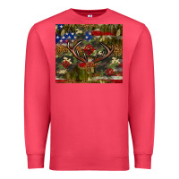 Cardinal Hunting leopard USA flag tumbler 4th of july Premium Sweatshirt - Neo Western