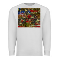 Dove Grey Hunting leopard USA flag tumbler 4th of july Premium Sweatshirt - Neo Western