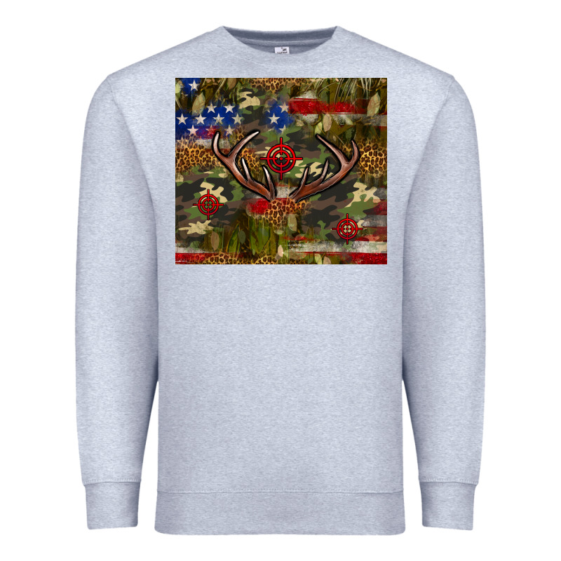Hunting Leopard Usa Flag Tumbler 4th Of July Premium Sweatshirt by Neo Western | Teevron