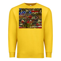 Lemon Hunting leopard USA flag tumbler 4th of july Premium Sweatshirt - Neo Western