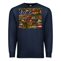 Navy Hunting leopard USA flag tumbler 4th of july Premium Sweatshirt - Neo Western