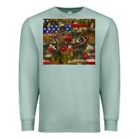 Seafoam Hunting leopard USA flag tumbler 4th of july Premium Sweatshirt - Neo Western