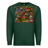 Sports Green Hunting leopard USA flag tumbler 4th of july Premium Sweatshirt - Neo Western