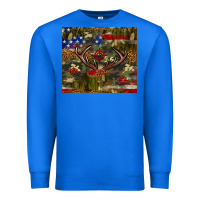 True Royal Hunting leopard USA flag tumbler 4th of july Premium Sweatshirt - Neo Western