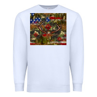 White Hunting leopard USA flag tumbler 4th of july Premium Sweatshirt - Neo Western