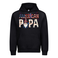 Black american papa with gnome Urban Hoodie - NancyCooperArtShop