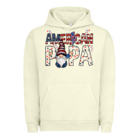 Pigment Pistachio american papa with gnome Urban Hoodie - NancyCooperArtShop