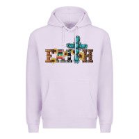 Lilac western gemstone cross faith Premium Hoodie - Artiststas