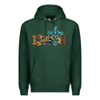Sports Green western gemstone cross faith Premium Hoodie - Artiststas