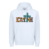 White western gemstone cross faith Premium Hoodie - Artiststas
