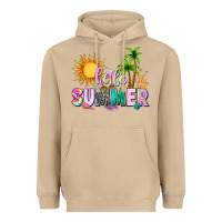 Mushroom hello summer with sun Heavyweight Hoodie - texasbilliewilder