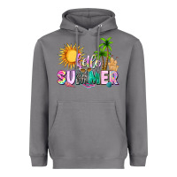 Storm hello summer with sun Heavyweight Hoodie - texasbilliewilder