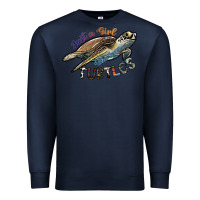 Navy just a girl who loves turtles Premium Sweatshirt - SublimationCraftShop