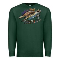 Sports Green just a girl who loves turtles Premium Sweatshirt - SublimationCraftShop