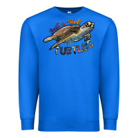 True Royal just a girl who loves turtles Premium Sweatshirt - SublimationCraftShop