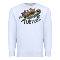 White just a girl who loves turtles Premium Sweatshirt - SublimationCraftShop