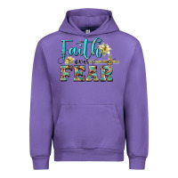 Tulip faith over fear with cross Urban Hoodie - BarkalooDesign