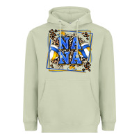 Matcha volleyball nana with leopard Heavyweight Hoodie - Zillion Design Studio