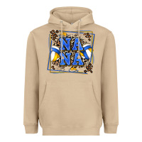 Mushroom volleyball nana with leopard Heavyweight Hoodie - Zillion Design Studio
