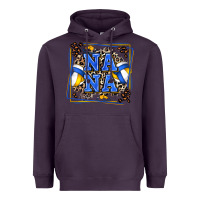 Plum volleyball nana with leopard Heavyweight Hoodie - Zillion Design Studio