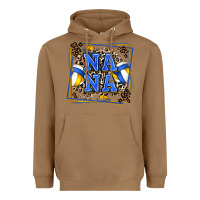 Toasted Coconut volleyball nana with leopard Heavyweight Hoodie - Zillion Design Studio