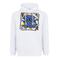 Volleyball Nana With Leopard Heavyweight Hoodie | Teevron