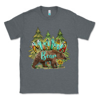Charcoal Heather mama bear trees Classic Tee - BarkalooDesign