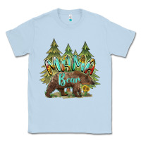 Dusty Blue mama bear trees Classic Tee - BarkalooDesign