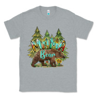 Heather Grey mama bear trees Classic Tee - BarkalooDesign