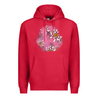 Cardinal lotus patches Premium Hoodie - AdoDesignShop