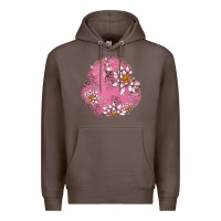 Coffee lotus patches Premium Hoodie - AdoDesignShop