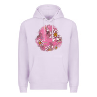 Lilac lotus patches Premium Hoodie - AdoDesignShop